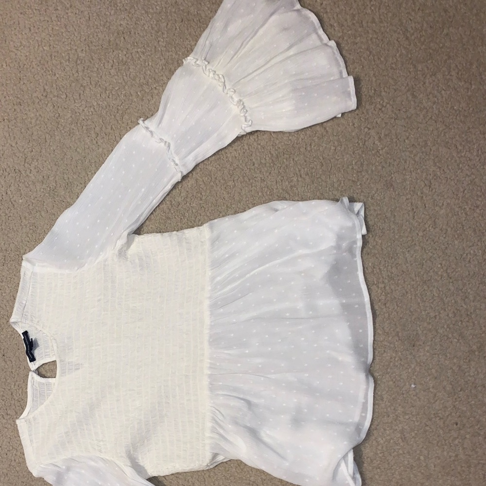 Medium American Eagle white blouse